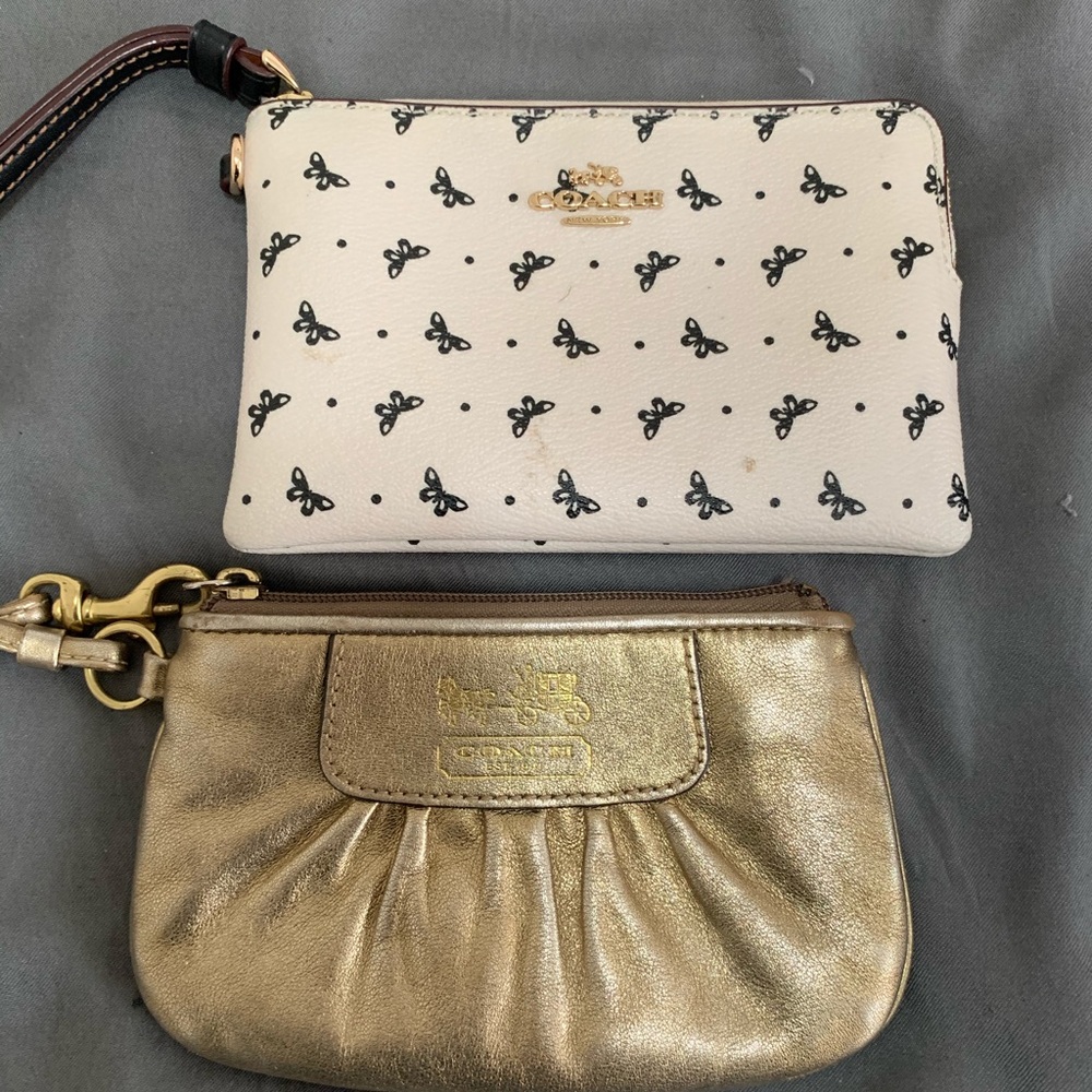 Two coach wristlets ❌❌❌❌ sold